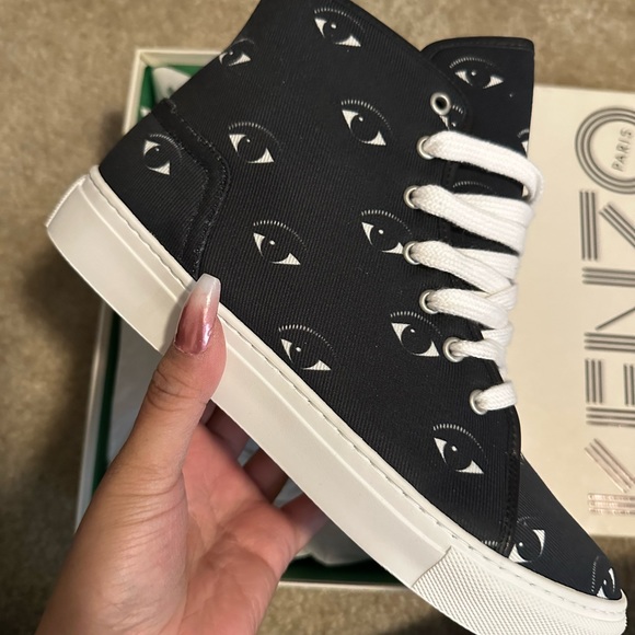 ❌ SOLD! Kenzo High-top Eyes Sneakers in size 39 - Picture 1 of 10